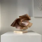 reveris-walnut-sculpture-profile-view Reveris
