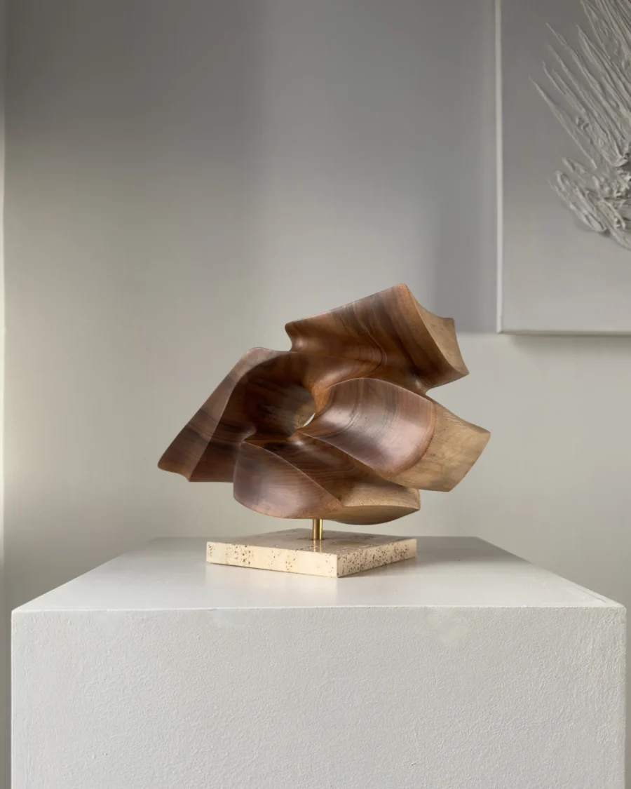 reveris-walnut-sculpture-profile-view Reveris