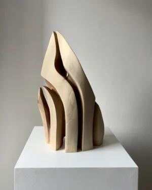 flowing-unity-abstract-walnut-wood-sculpture Flowing Unity one-of-a-kind abstract walnut wood sculpture, hand-carved from solid wood in 2024